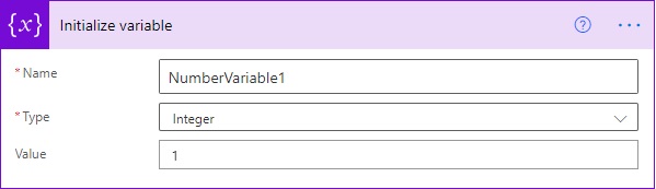 Initialize variable